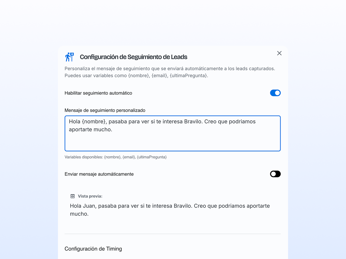 Seguimientos inteligentes
